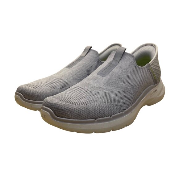 Skechers Men’s Gray Air-Cooled Memory Foam Slip-Ins Walk Sneakers Size 12 - Picture 3 of 9